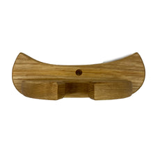 Load image into Gallery viewer, Canoe Backed Wooden Paddle Holder
