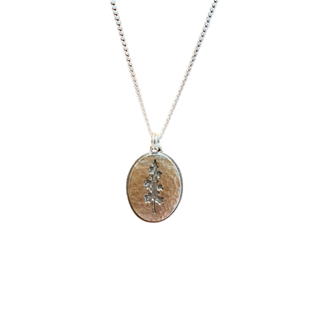 Cedar Necklace (Hammered)