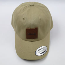 Load image into Gallery viewer, Dad Hat with Leather Rockface and Pictograph Patch
