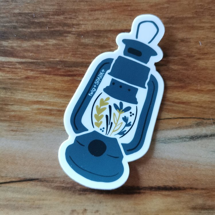 Twig + Spark - Lantern Vinyl Sticker