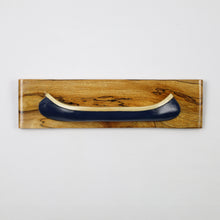 Load image into Gallery viewer, Decorative Half-Model Wooden Canoe Plaque
