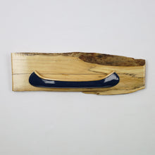 Load image into Gallery viewer, Decorative Half-Model Wooden Canoe Plaque
