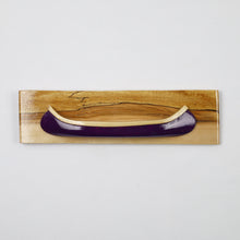 Load image into Gallery viewer, Decorative Half-Model Wooden Canoe Plaque
