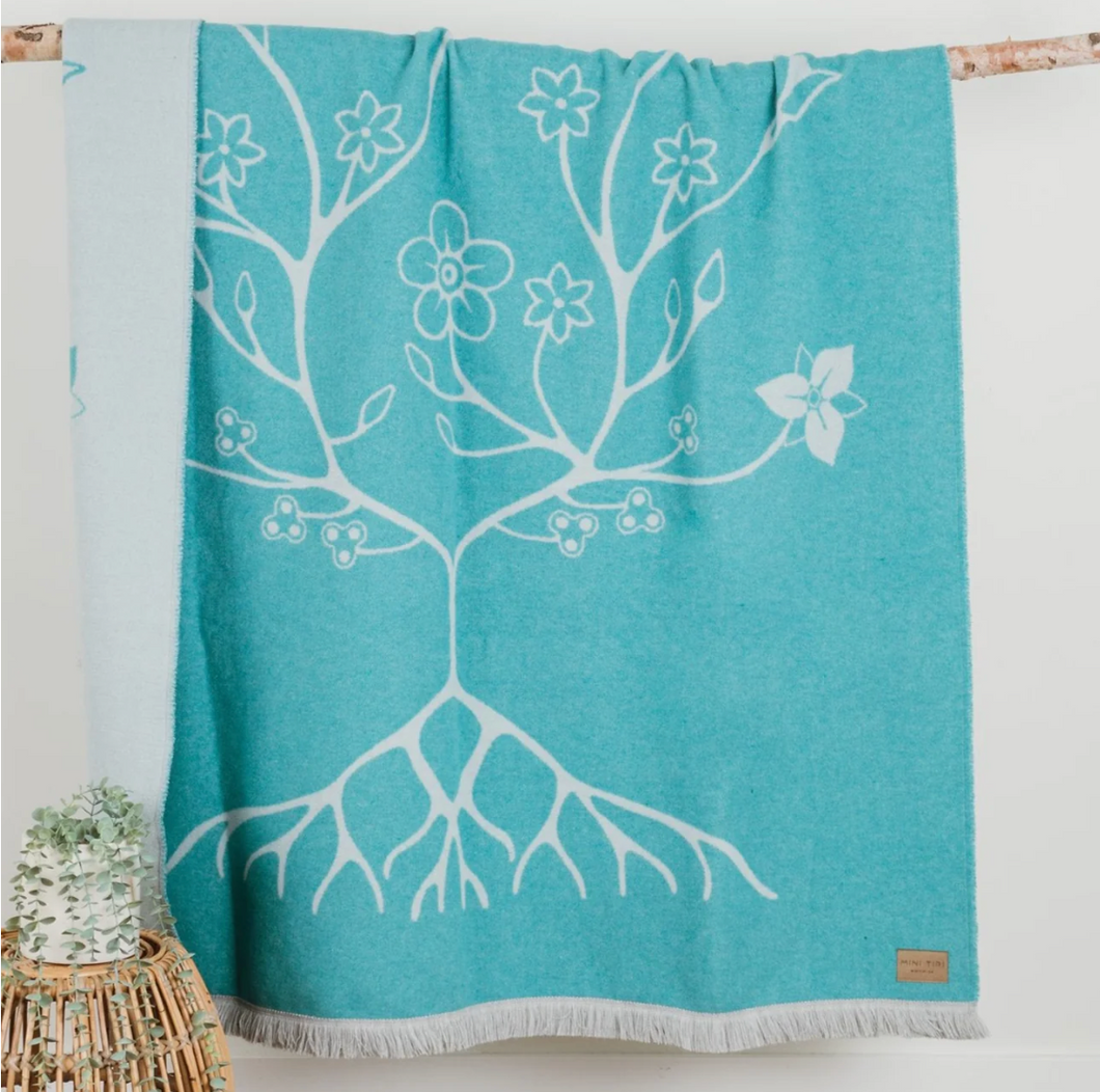Mini Tipi Eco-Friendly Blanket - Woodland Floral
