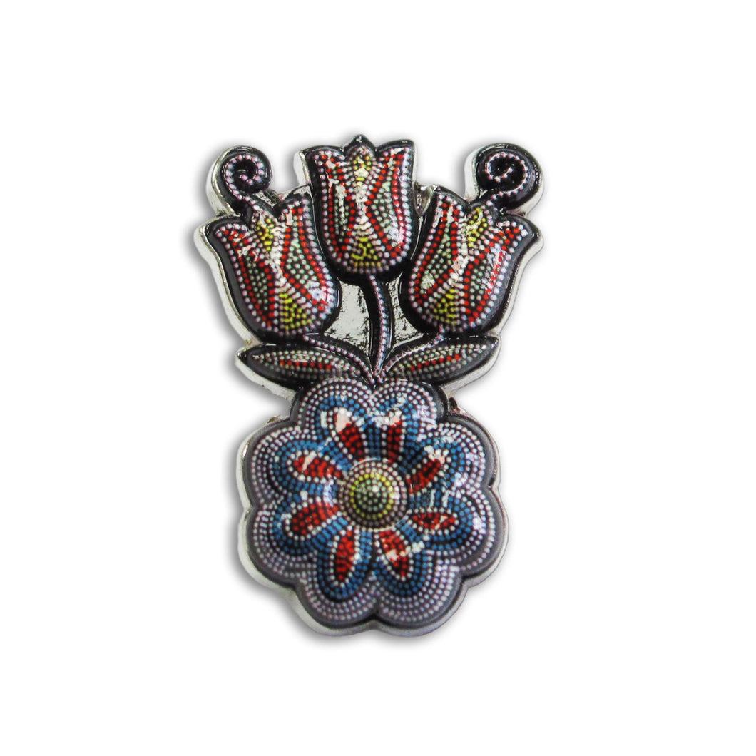 Deb Malcolm - Silver Threads Pin