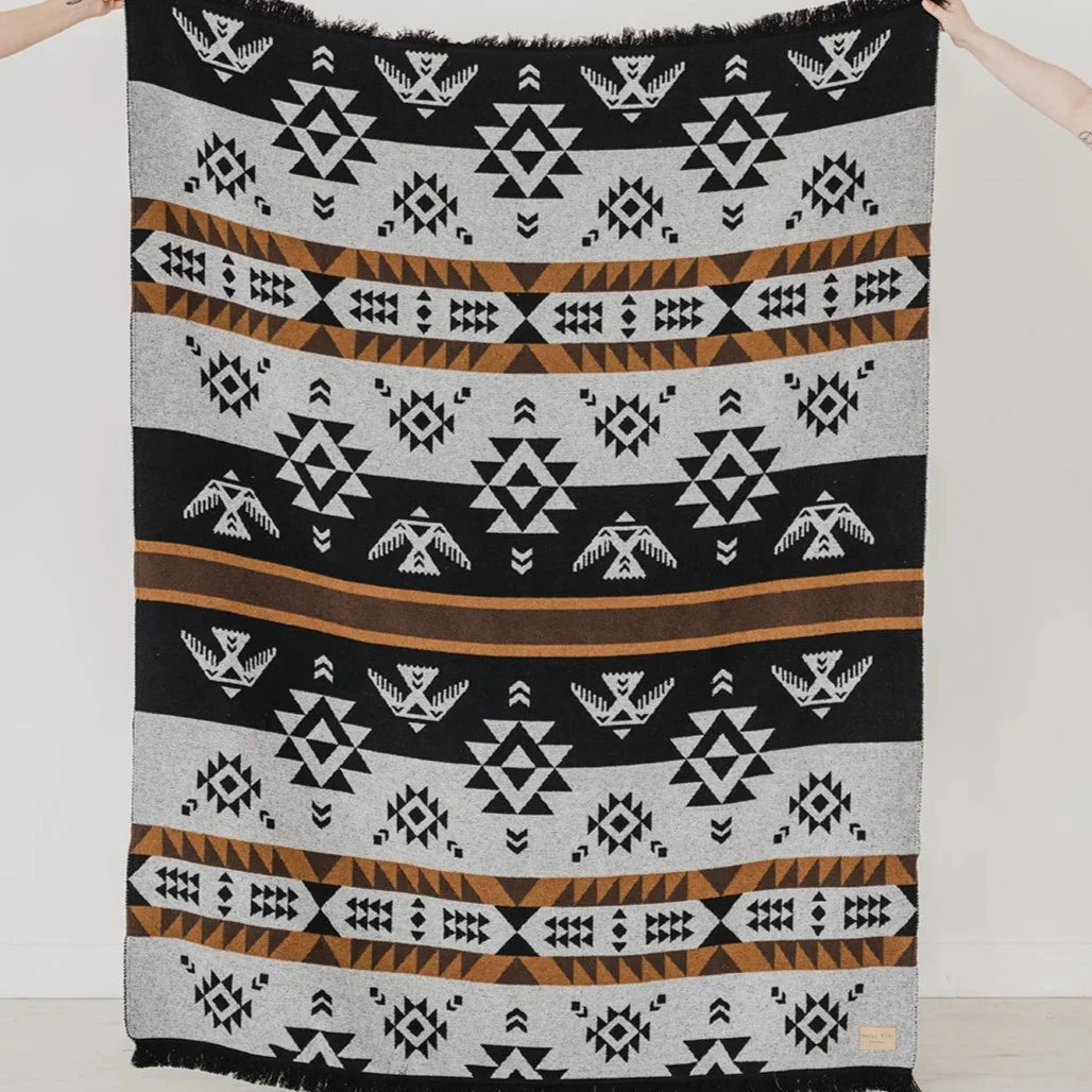 Mini Tipi Eco-Friendly Blanket - Thunderbird Reversible – The Canadian ...