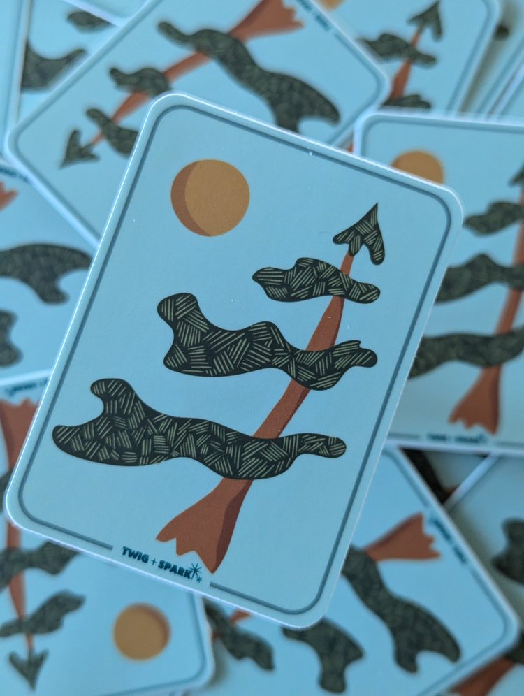 Twig + Spark - Tree Patch Vinyl Sticker