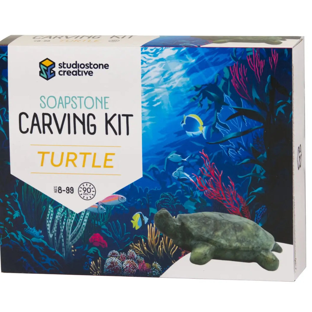 Soapstone Carving Kit - Turtle