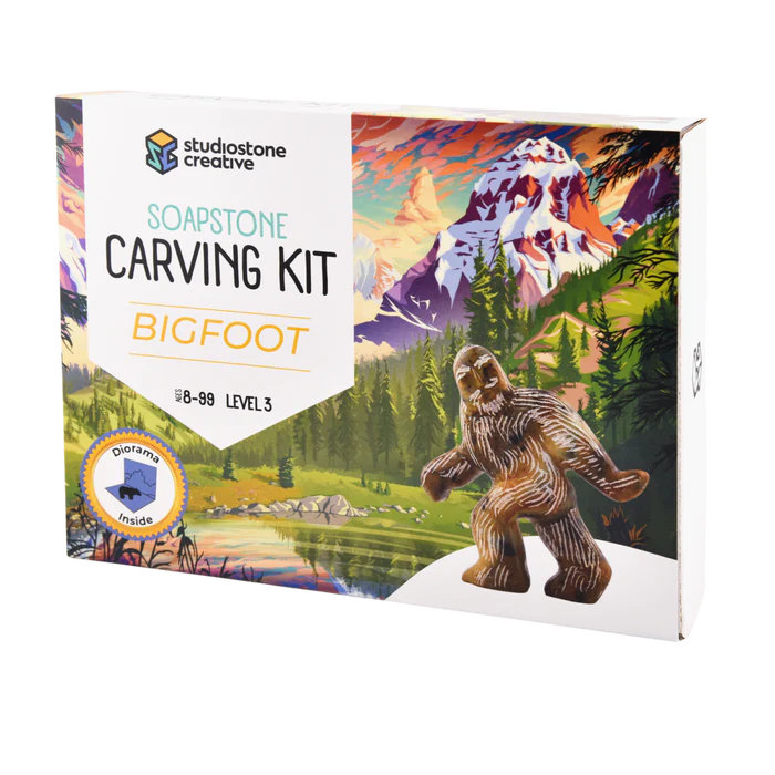 Bigfoot Soapstone Carving Kit