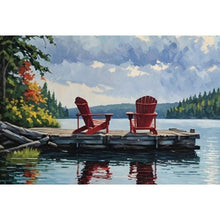 Load image into Gallery viewer, Cottage Chairs Puzzle - 150pcs
