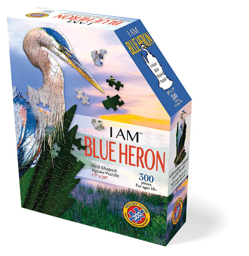 I AM Blue Heron 300 Piece Puzzle