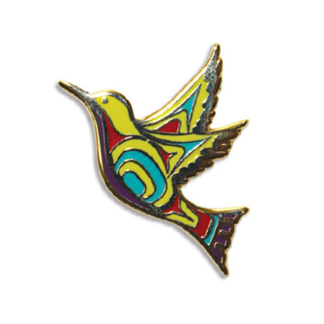 Hummingbird Enamel Pin - Nicole La Rock