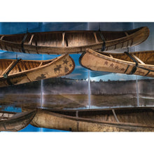 Load image into Gallery viewer, Canoe Museum Postcard - Birch Bark Canoes
