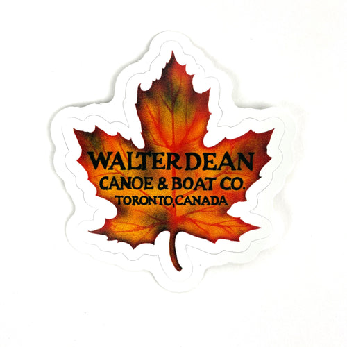Walter Dean Canoes and Boats Sticker