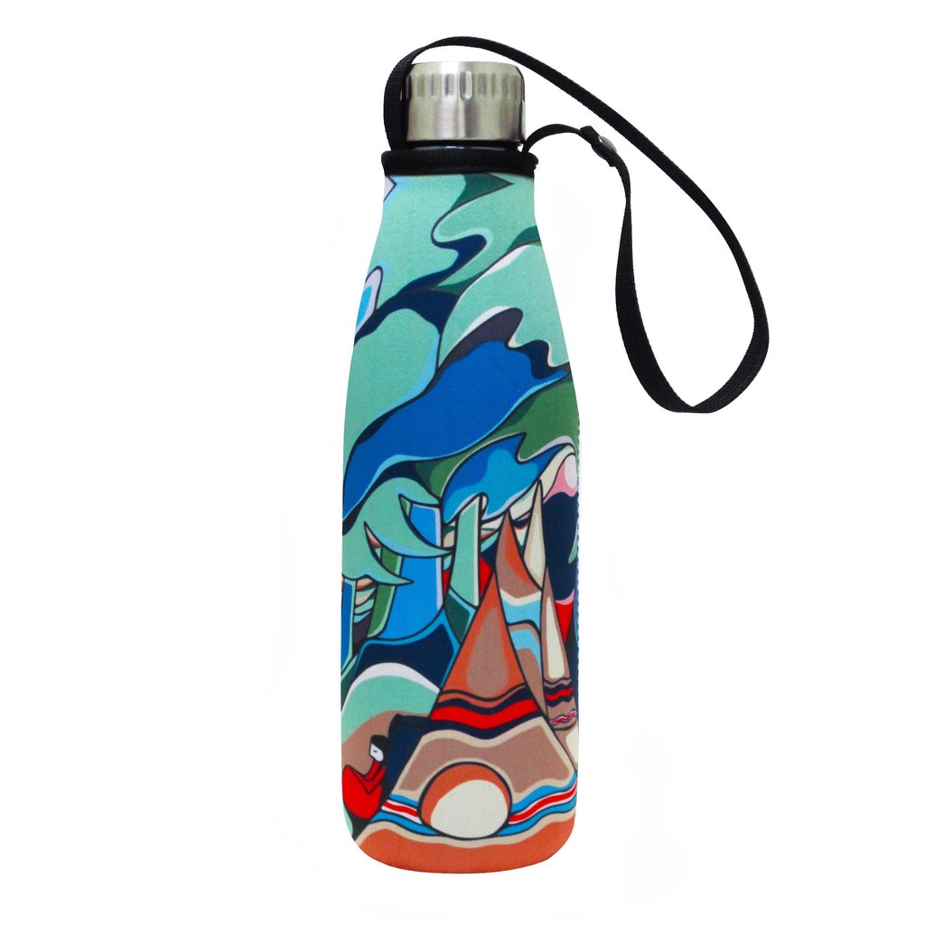 Daphne Odjig - And Some Watched the Sunset Sleeve Water Bottle