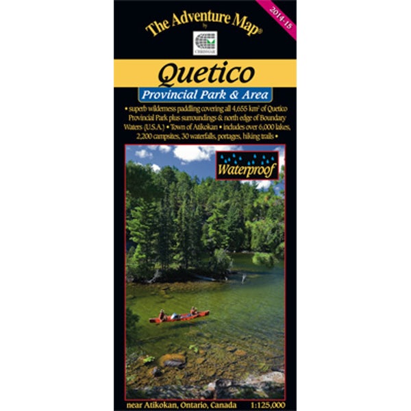 Quetico Provincial Park Map