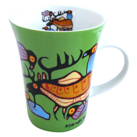 Norval Morrisseau - Moose Harmony Mug