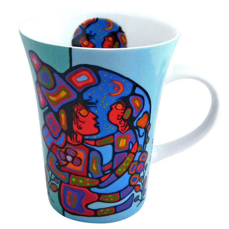 Norval Morrisseau - Mother & Child Porcelain Mug