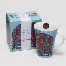 Load image into Gallery viewer, Norval Morrisseau - Mother &amp; Child Porcelain Mug
