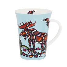 Load image into Gallery viewer, John Rombough - Moose Porcelain Mug
