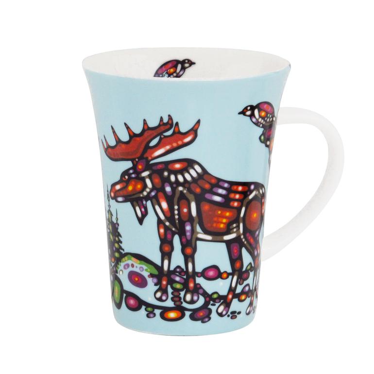 John Rombough - Moose Porcelain Mug