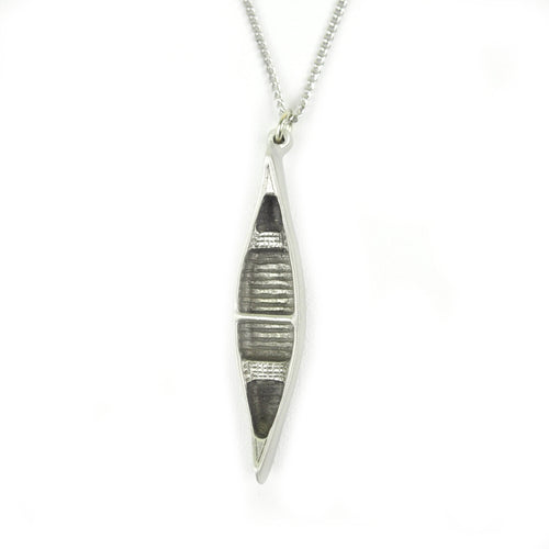 Canoe necklace pendant