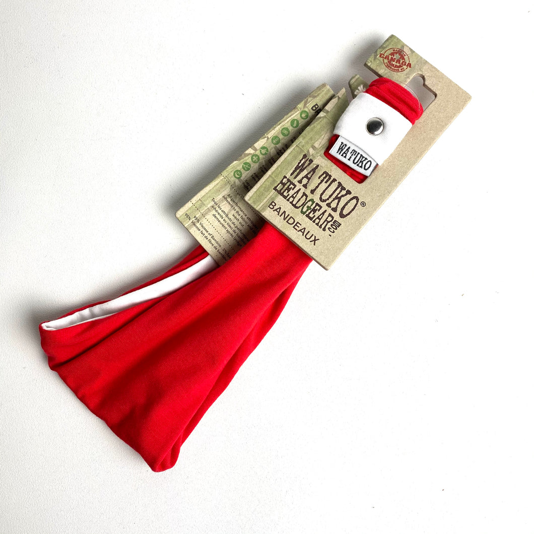 Bandeaux Headband - Red/White