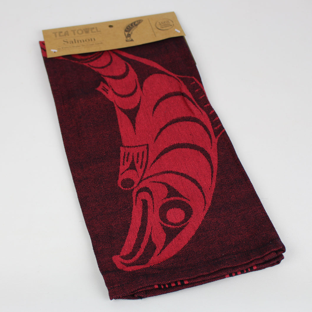 Tea Towel - Red Salmon