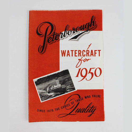 Peterborough Watercraft Brochure 1950