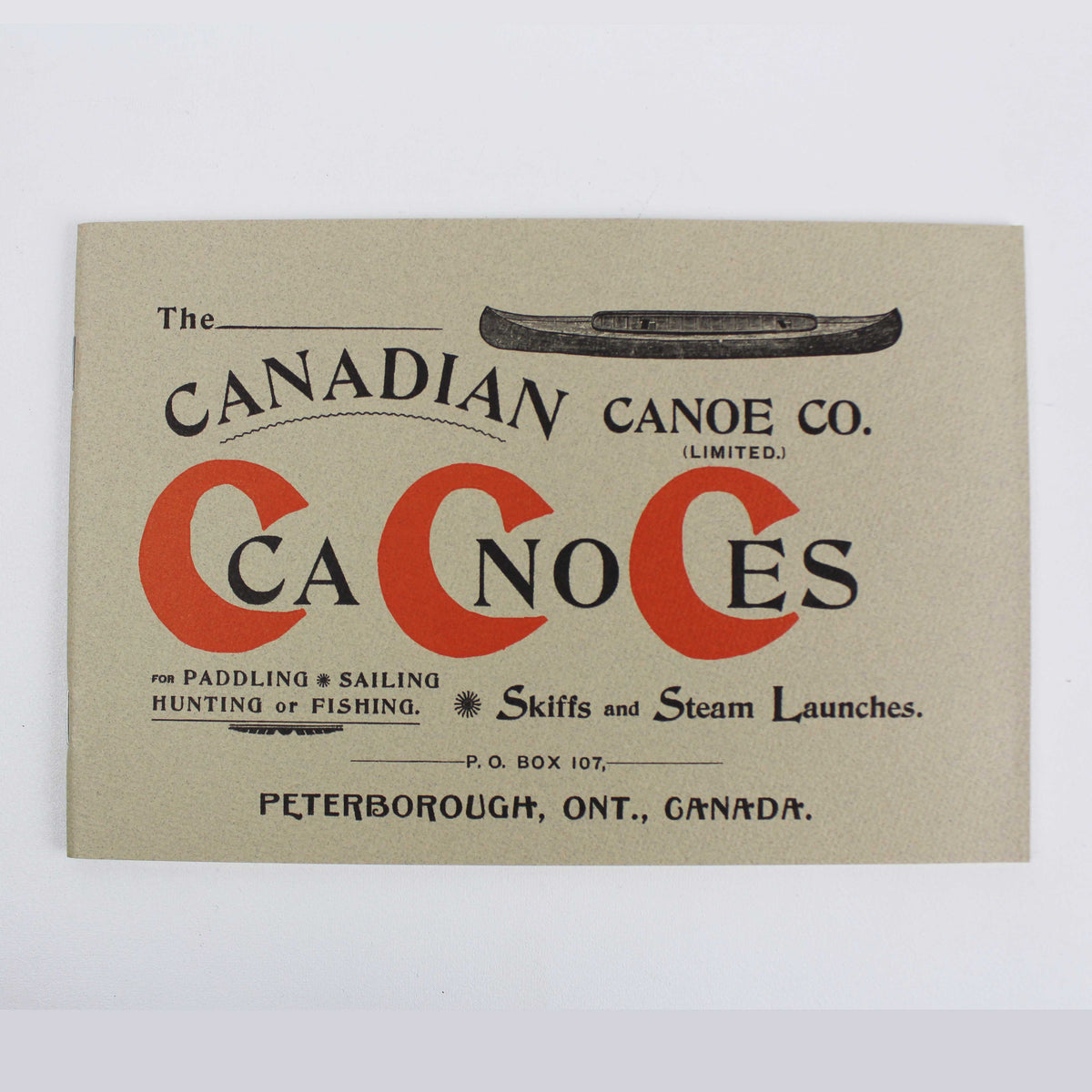 Canadian Canoe Co. Catalogue Reprint The Canadian Canoe Museum's Store