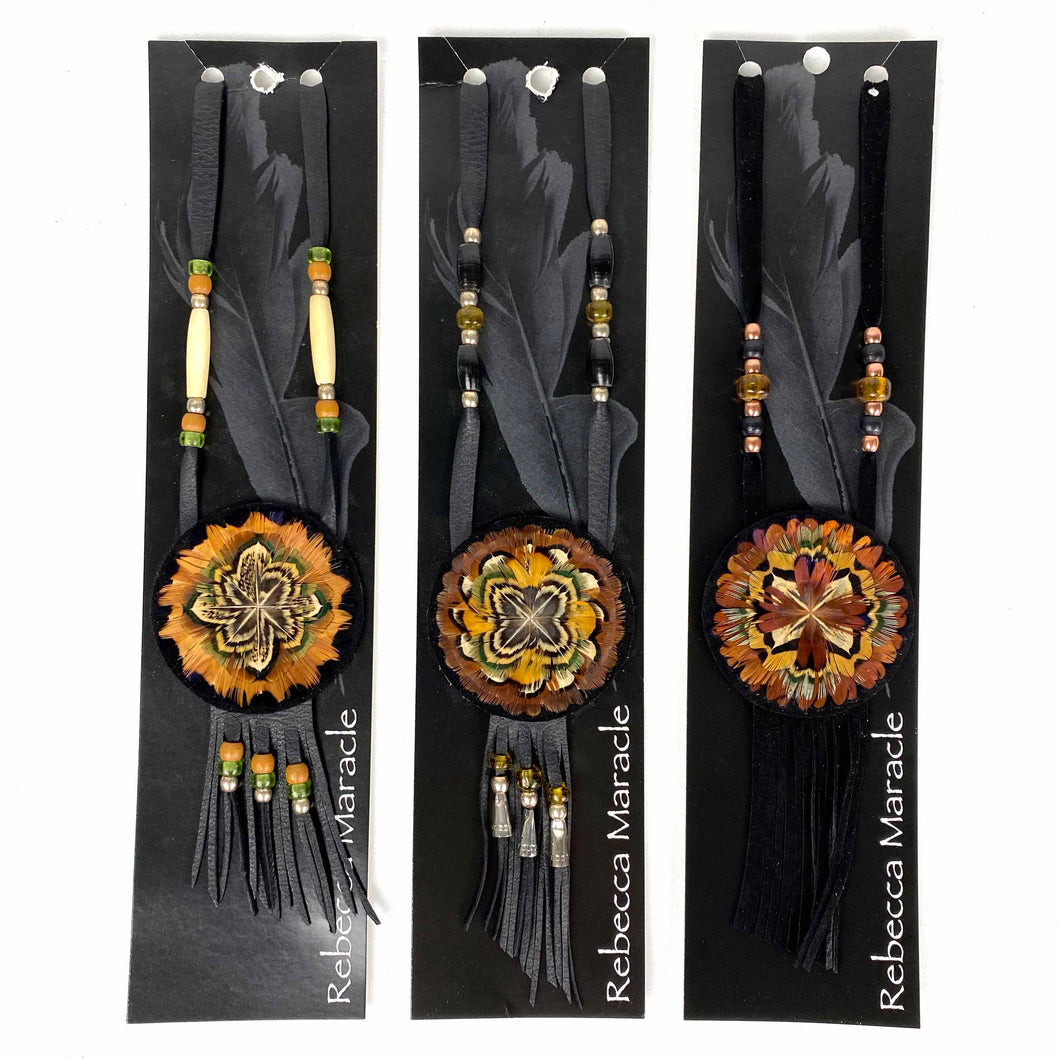 Feather Bolo Necklace