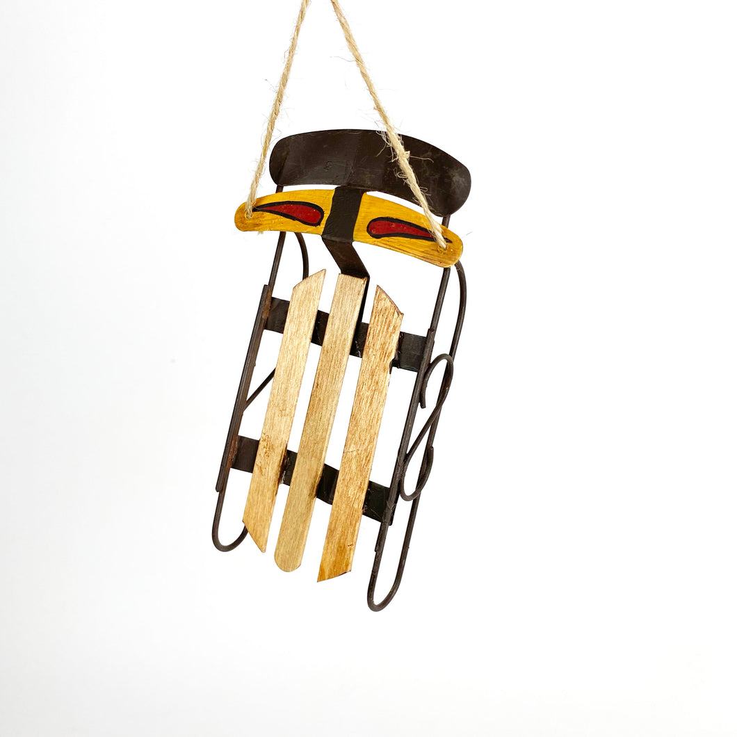 Old Sled Ornament