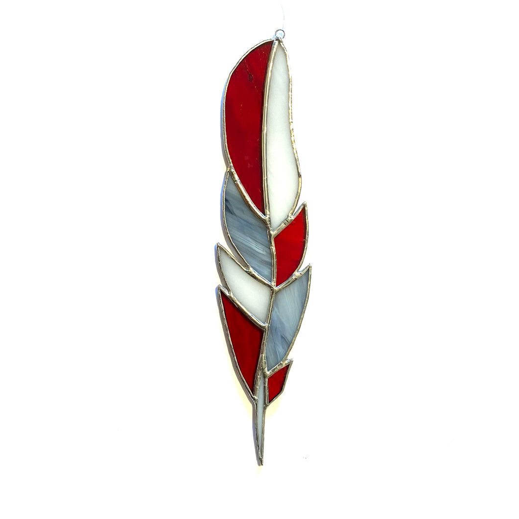 Stained Glass Feathers