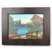 Load image into Gallery viewer, Cottage Lake Wood Framed Print

