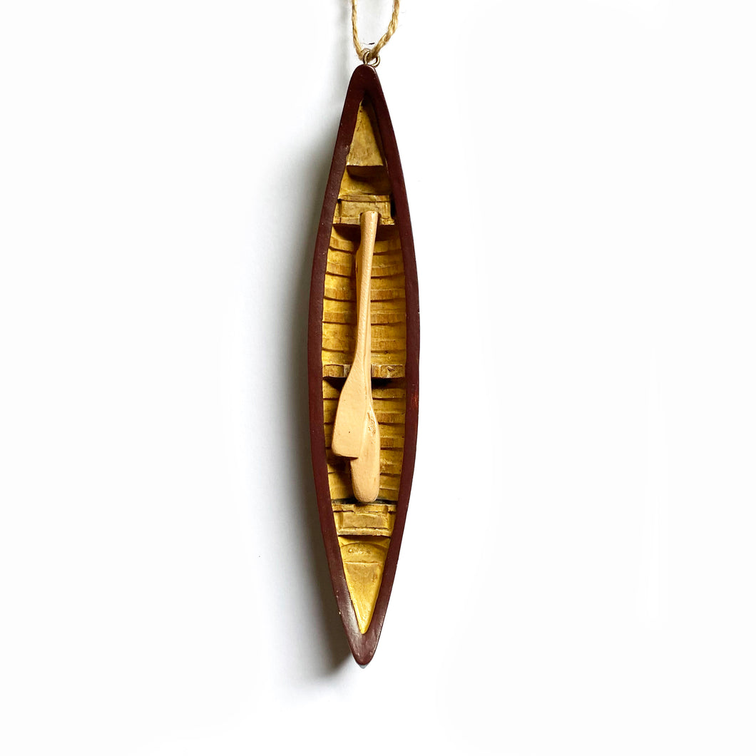 Canoe Ornament
