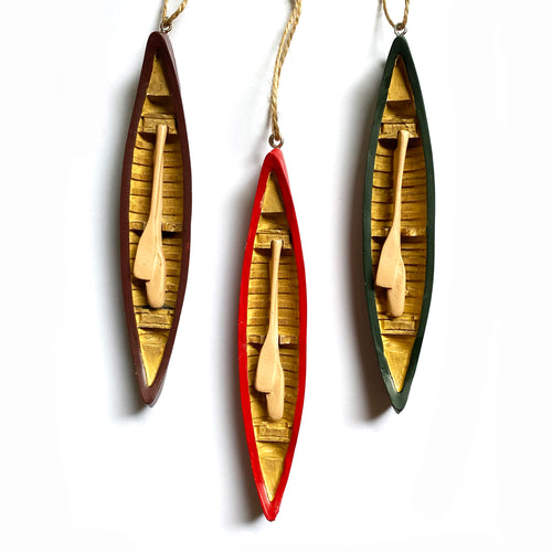 canoe ornaments