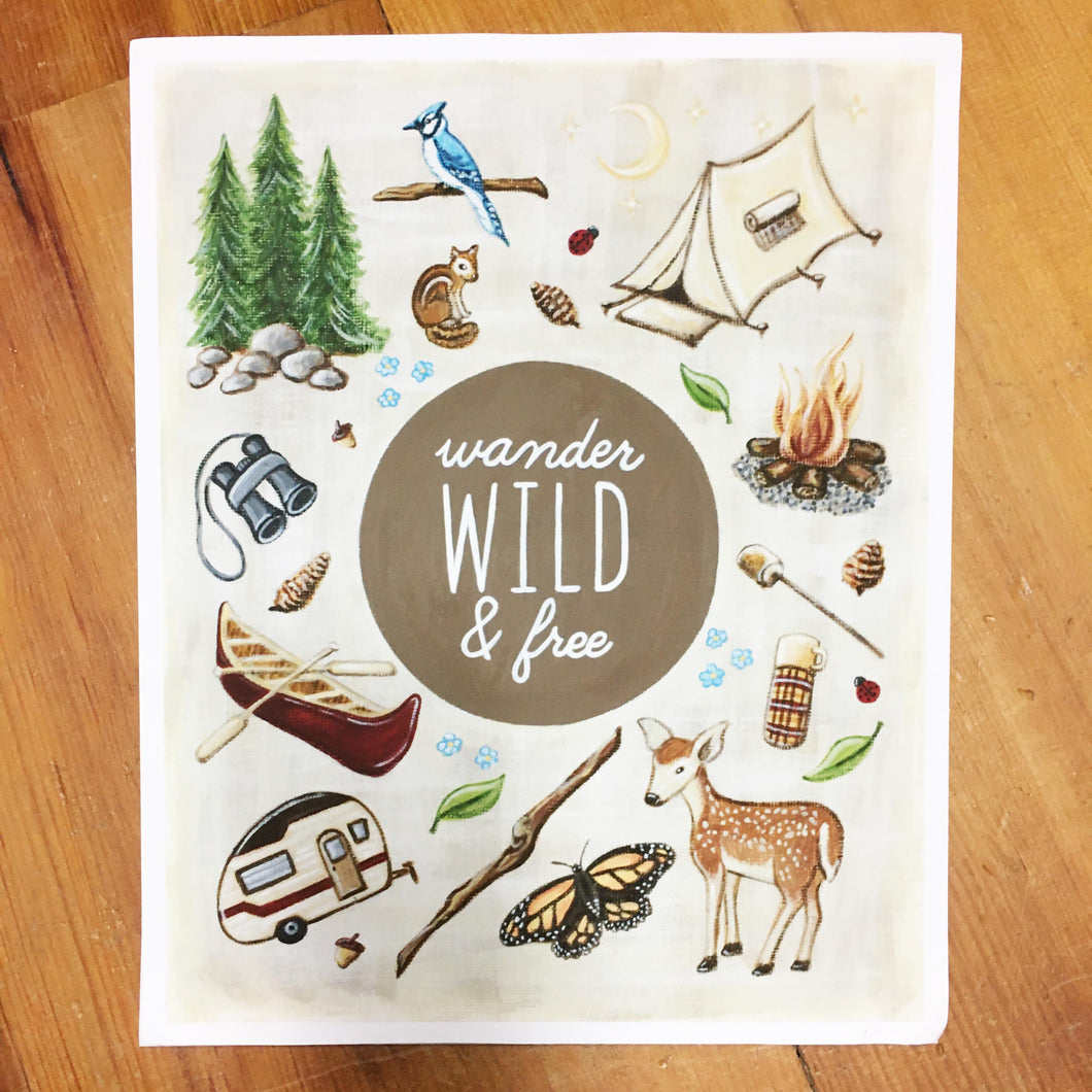 Wander Wild & Free Print
