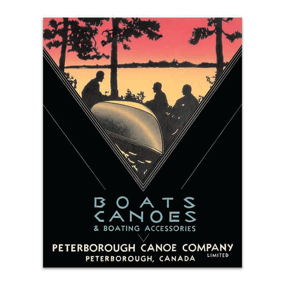 Peterborough Canoe Company Boats and Canoes Poster