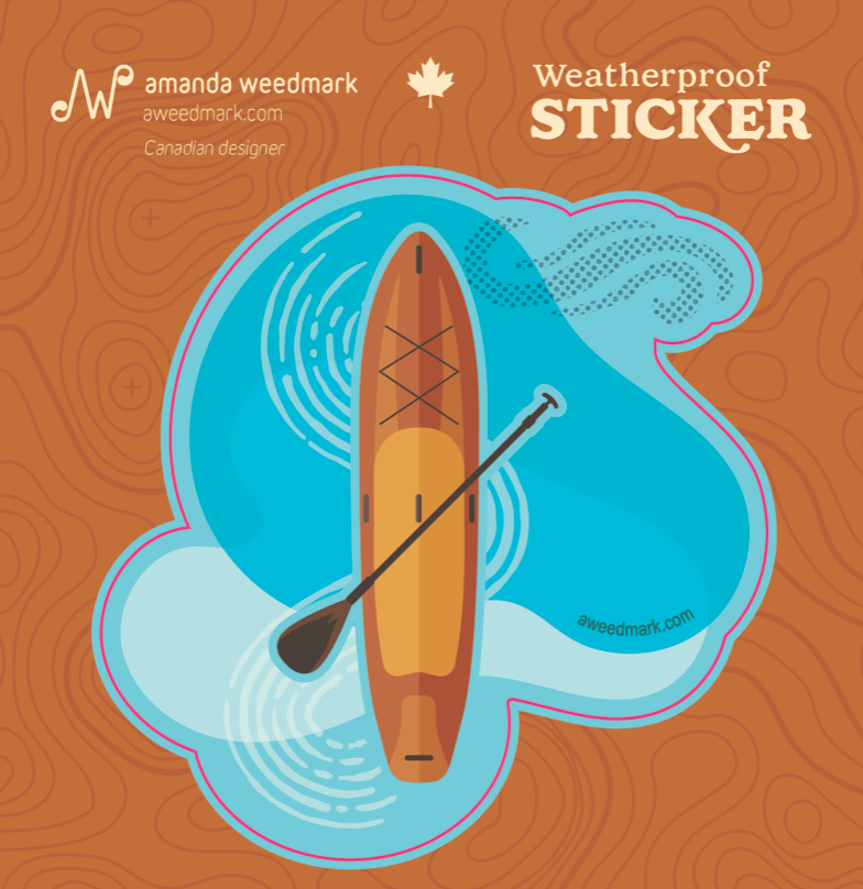 Amanda Weedmark Sticker - SUP