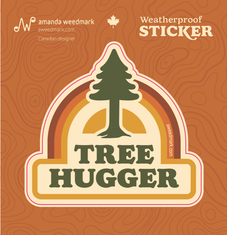 Amanda Weedmark Sticker - Tree Hugger