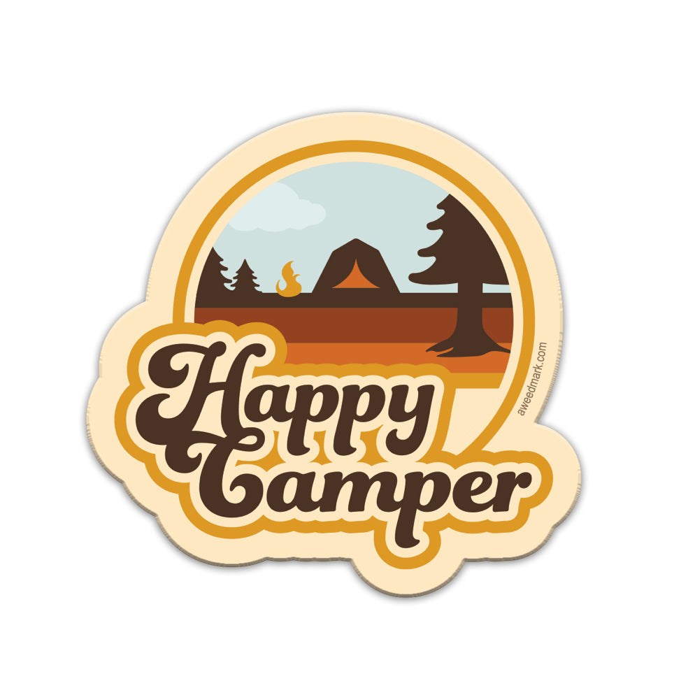 Amanda Weedmark Magnet - Happy Camper