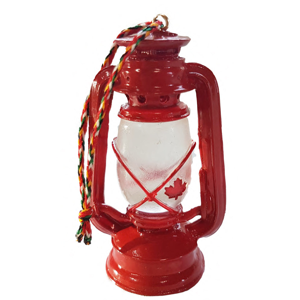 Red Hurricane Lantern Ornament