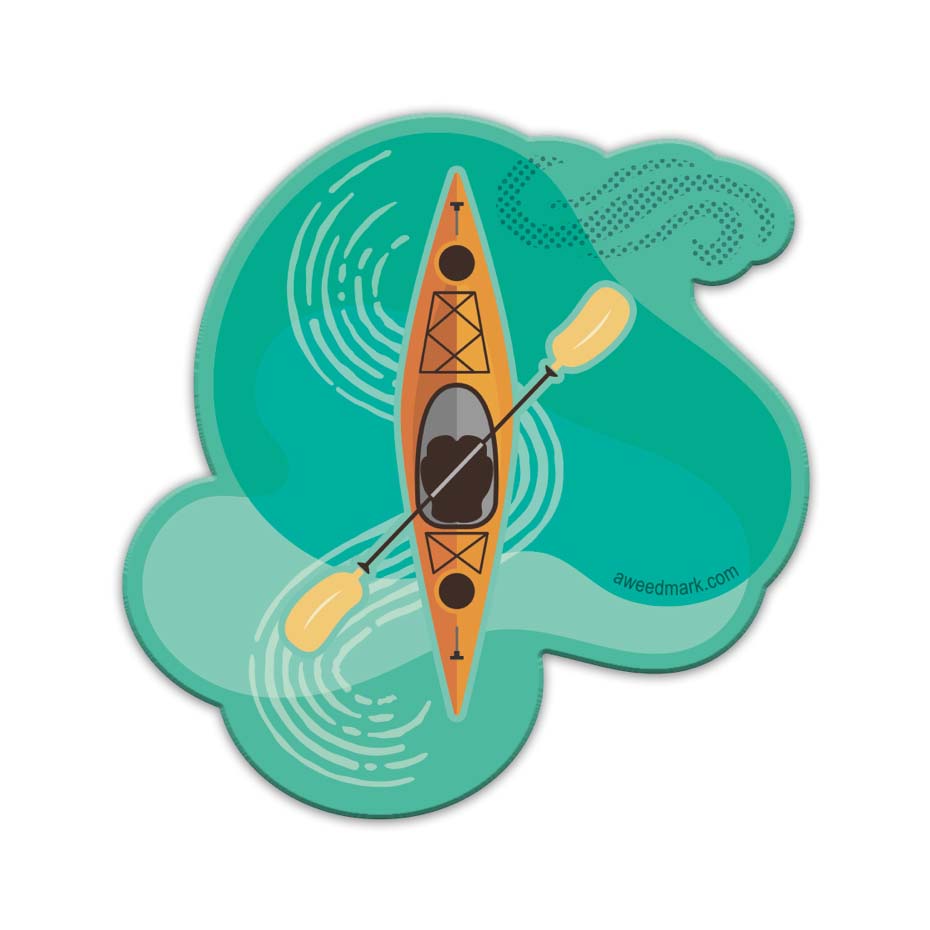 Amanda Weedmark Magnet - Kayak