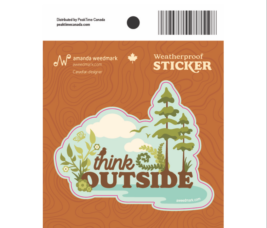 Amanda Weedmark Sticker - Think Outside