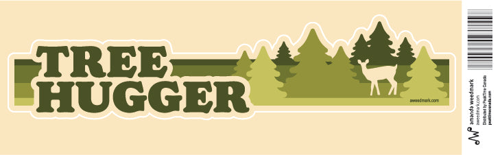 Tree Hugger Bumper Sticker