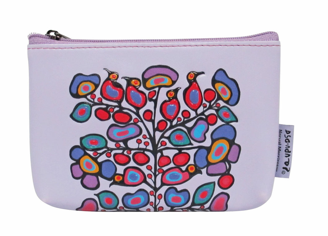 Norval Morrisseau - Woodland Floral Coin Purse