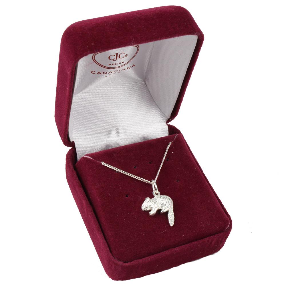 Beaver Pendant Necklace