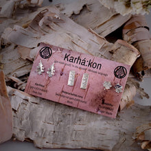 Load image into Gallery viewer, Karhá:kon - Tree Studs Set
