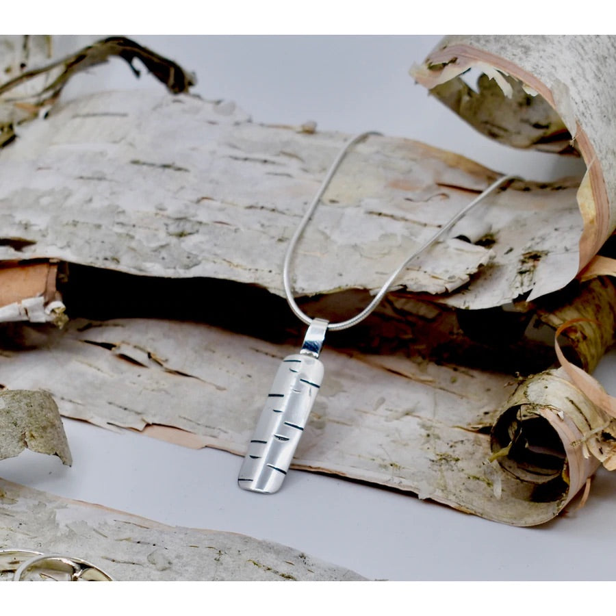 Birch Bark Pendant