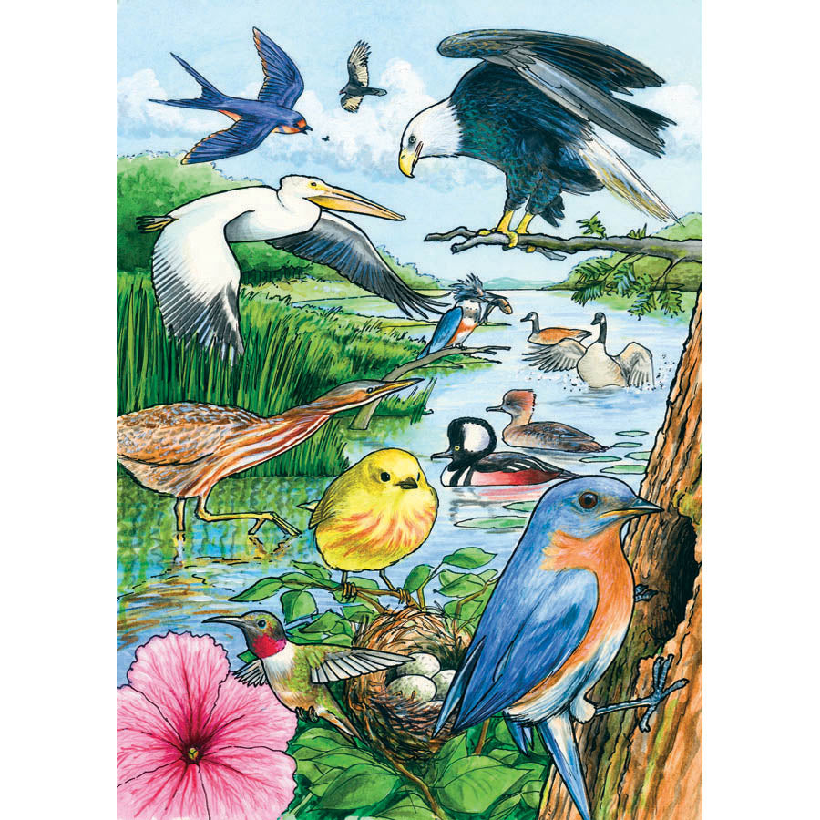 North American Birds Tray Puzzle